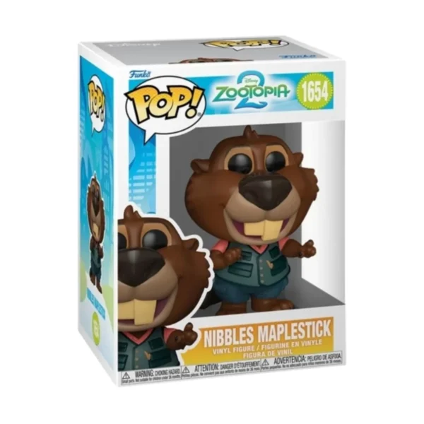 En esta imagen podemos ver el Funko Nibble Maplestick 1654, en esta figura lleno de detalles destaca sus grandes dientes.