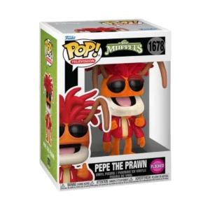 En esta imagen observamos a Pepe The Prawn 1678 y en esta pieza destaca su acabado de pelitos, es decir que es una edición Flocked.