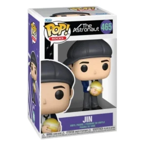 Funko Pop Jin 465 BTS en su caja con vista lateral de la tienda de figuras coleccionables online spain dreampsop especializada en funko pop y youtooz