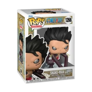 Este es el Funko de Snake-Man Luffy y vemos que esta en posición de ataque, además podemos observar su transformación.
