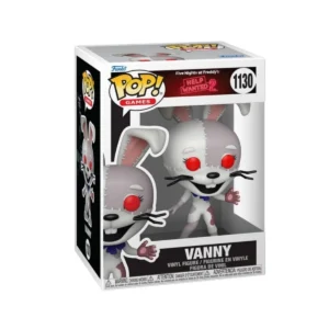 Funko Vanny 1130 de Five Night at Freddy's. Representacion del conejo con manchas y ojos rojos