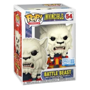 En esta imagen podemos ver el Funko Battle Beast 54 SE de Invincible. En esta figura destaca el rostro tenebroso de la bestia.