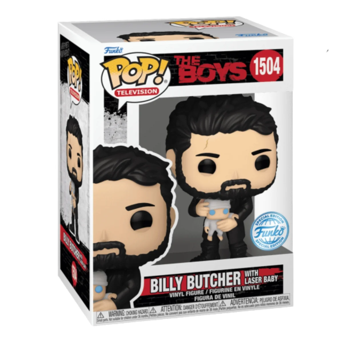 El Funko Billy Butcher 1504 SE The Boys vista frontal Tienda de Funko Online Spain.