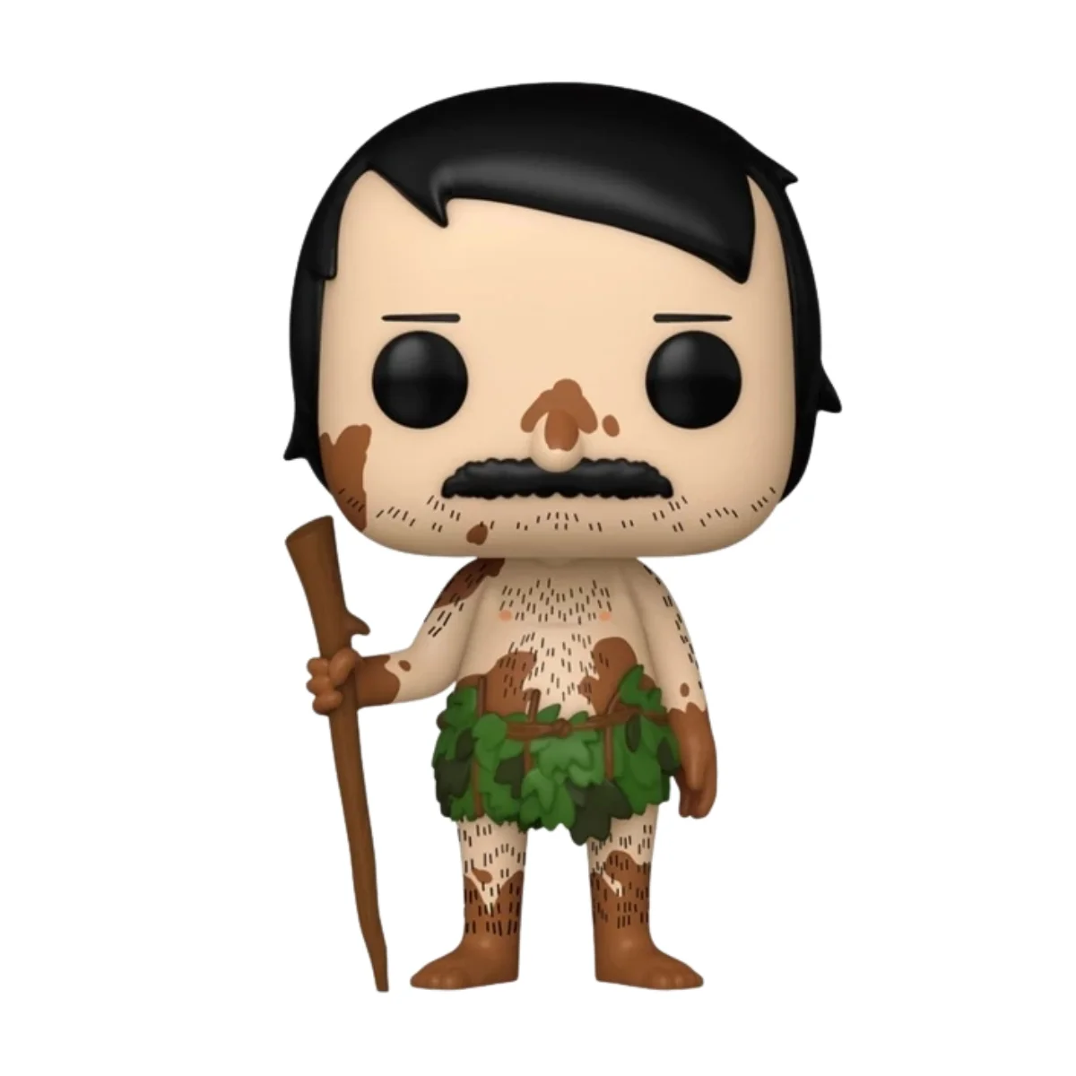 En esta imagen vemos el Funko Bob Belcher 2168, en esta figura destaca su pinta descuidada y manchada de barro.