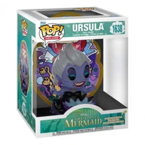 En esta imagen podemos ver el Funko Deluxe Ursula 1638 de Disney. En esta figura podemos ver que destaca el color azul en todo su cuerpo.