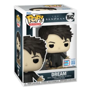 El Funko Dream 1642 que pertenece a The Sandman. Destaca por su capa ondulante hasta su expresión serena y enigmática.