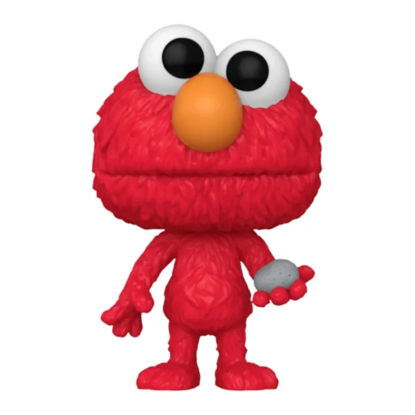 Funko Elmo with Rocco 1526 Sesame Street vista lateral Tienda de Funko Online Spain.