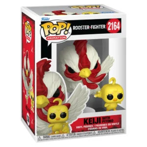 El Funko Keiji with Piyoko 2164 Rooster Fighter vista frontal Tienda de Funko Online Spain.
