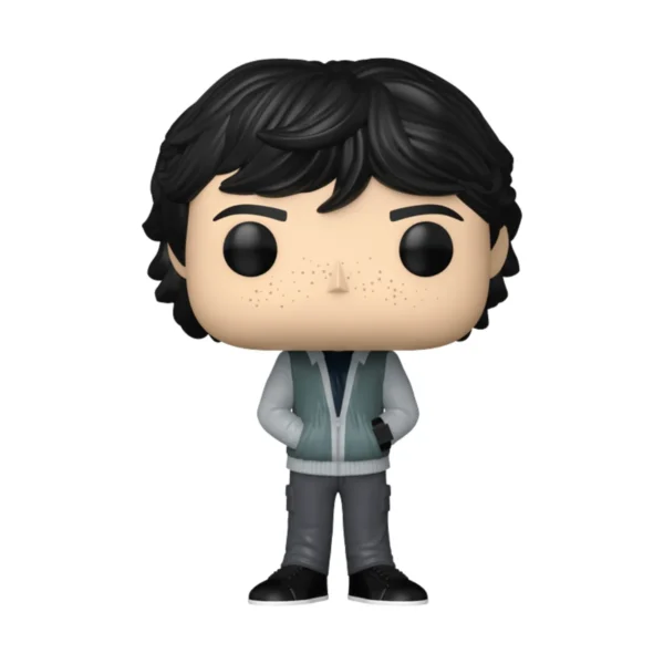En esta imagen podemos ver el Funko Mike Wheeler 1783 de Stranger Things, en esta figura observamos que el personaje tiene las manos en el bolsillo.