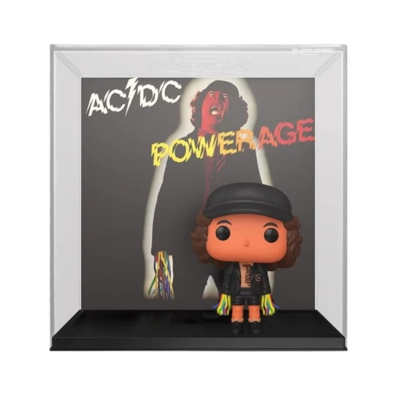 Funko Pop Powerage 25 AC/DC fuera de su caja con vista frontal de la tienda de figuras coleccionables online spain dreampop especializada en funkos y youtooz