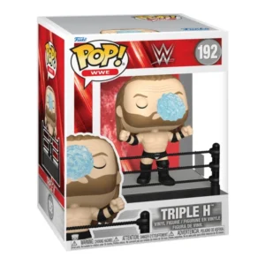 Funko Pop Triple H 192 Premium WWE en su caja con vista lateral de la tienda de figuras coleccionables online spain dreampsop especializada en funko pop y youtooz