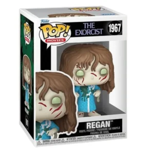 En esta imagen podemos ver el Funko Regan 1967 The Exorcist. En esta figura destaca que tiene su cara llena de arañazos.