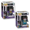 Funko Skywarp 168 Bundle Transformers y funko pop thundercracker 168 chase transformers (normal + chase) en sus cajas, vista lateral