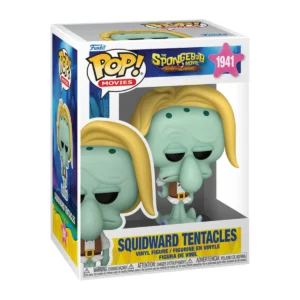 El Funko Squidward Tentacles 1941 de SpongeBob destaca por su expresión cansada y su postura ligeramente encorvada transmiten esa mezcla de sarcasmo y resignación que lo caracteriza