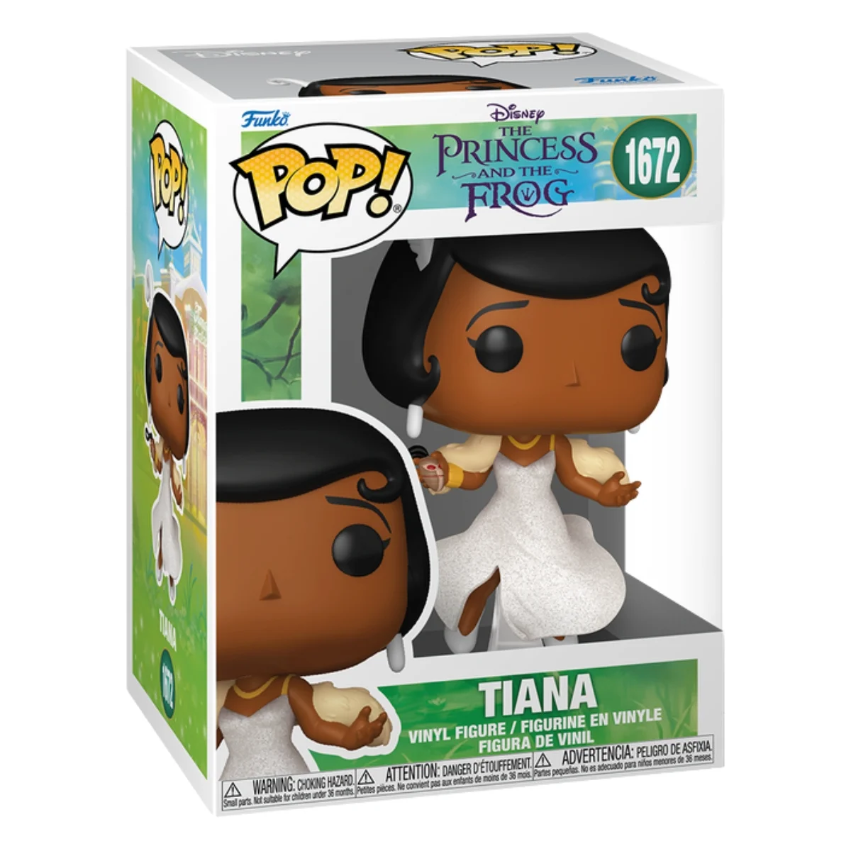 El Funko Tiana 1672 Disney vista frontal Tienda de Funko Online Spain.