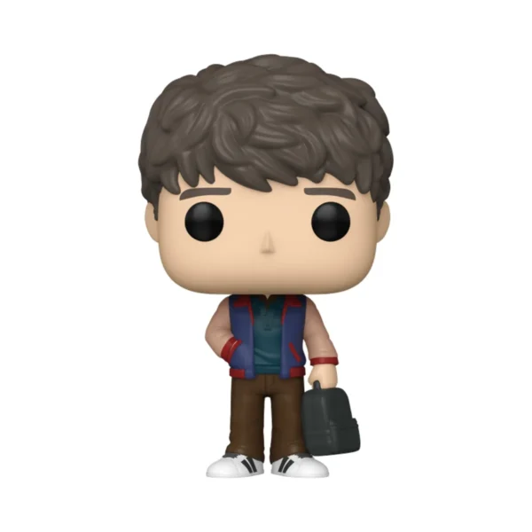 En esta imagen podemos ver el Funko Will Byers 1786 de Stranger Things, en la figura vemos que lleva una maleta en su mano.
