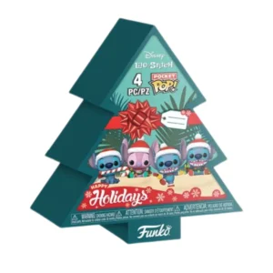 En esta imagen podemos ver el Pocket Pop Lilo and Stitch Arbol de Navidad. Es ideal para la fiestas que se aproximan.