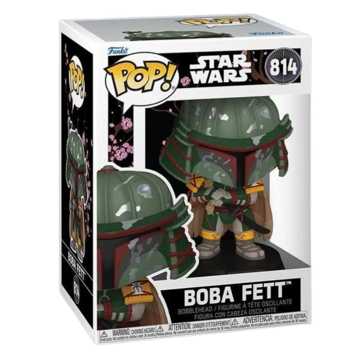 El Funko Boba Fett 814 Star Wars vista frontal Tienda de Funko Online Spain.