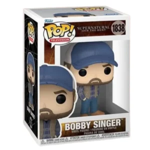 Funko Bobby Singer 1838 Supernatural en su caja con vista frontal en la Tienda de Funko Online Spain Dreamspop