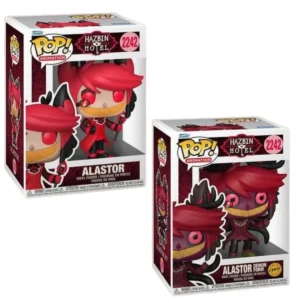 El Funko Bundle Alastor 2242 Hazbin Hotel vista frontal Tienda de Funko Online Spain.