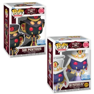 Funko Bundle Sir Pentious 2243 SE Hazbin Hotel en sus cajas con vista lateral de la tienda de funko online spain dreamspop