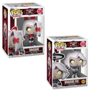 Funko Bundle Vaggie 2240 Hazbin Hotel en su caja con vista frontal en la Tienda de Funko Online Spain.