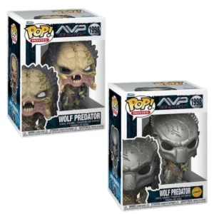 Funko Bundle Wolf Predator 1998 Aliens VS Predator en vista frontal Tienda de Funko Online Spain.