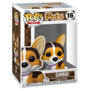 El Funko Corgi 16 Pets vista frontal Tienda de Funko Online Spain.
