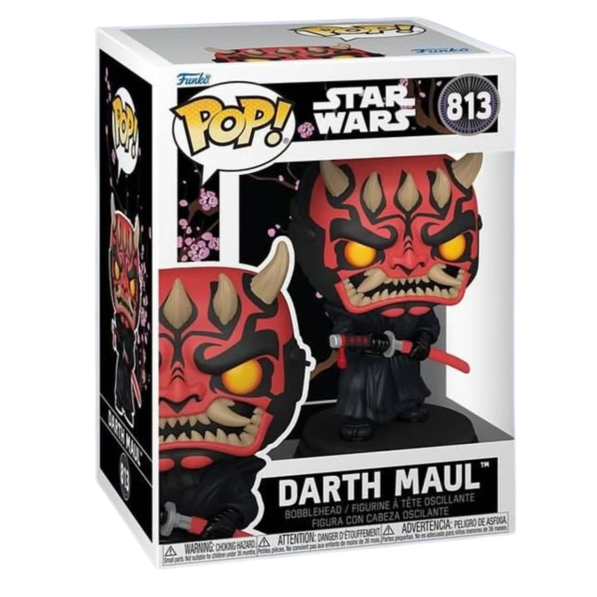 El Funko Darth Maul 813 Star Wars vista frontal Tienda de Funko Online Spain.