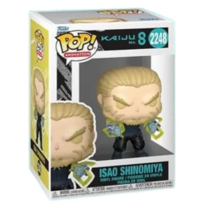 Funko Isao Shinomiya 2248 Kaiju No. 8 en su caja con vista frontal en la Tienda de Funkos Online Spain DreamsPop