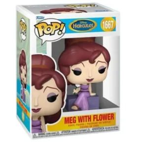 El Funko Meg with Flower 1667 Hercules Disney vista frontal Tienda de Funko Online Spain.