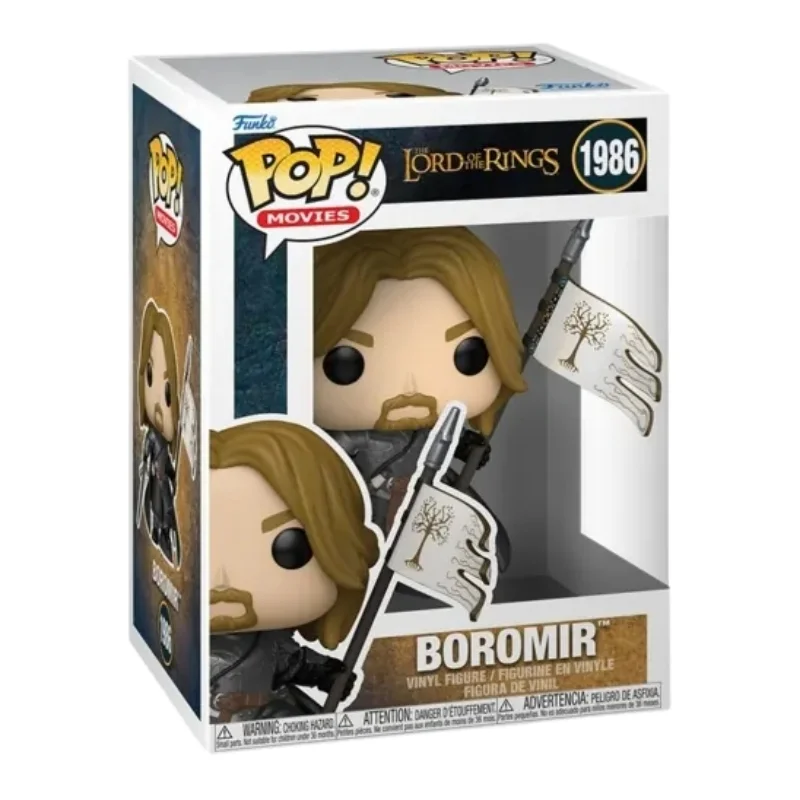 Funko Pop Boromir 1986 The Lord Of The Rings en su caja con vista lateral de la tienda de figuras coleccionables online spain dreampsop especializada en funko pop y youtooz