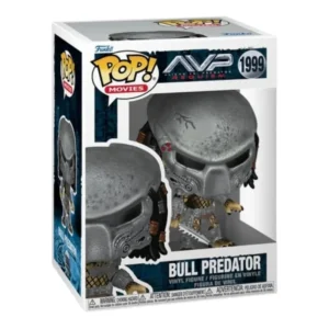 Funko Pop Bull Predator 1999 Aliens VS Predator en su caja con vista lateral de la tienda de figuras coleccionables online spain dreampsop especializada en funko pop y youtooz