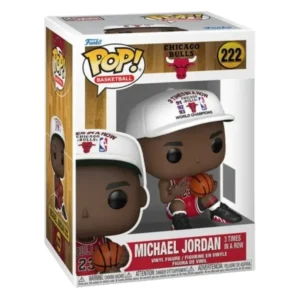 Funko Pop Michael Jordan 222 NBA en su caja con vista lateral de la tienda de figuras coleccionables online spain dreampsop especializada en funko pop y youtooz