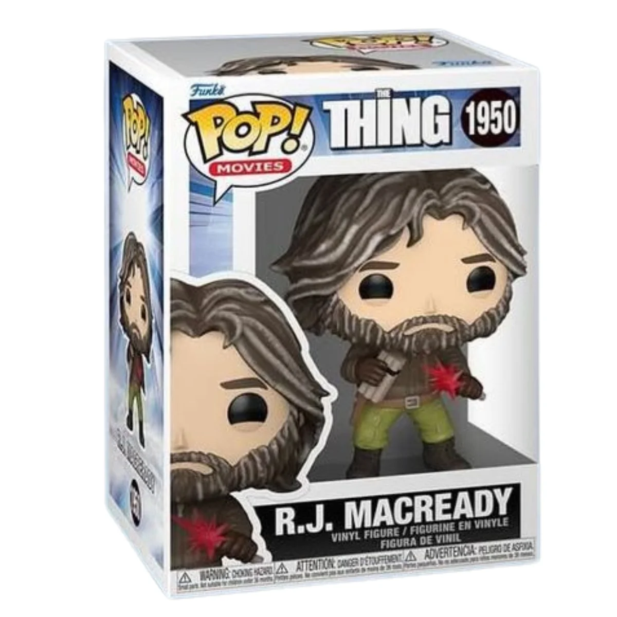 Funko R. J. Macready 1950 The Thing en su caja con vista frontal en la Tienda de Funkos Online Spain Dreamspop