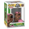 Funko Raptor 1897 Jurassic Park en caja original, vista lateral