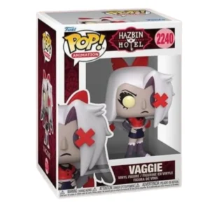 Funko Vaggie 2240 Hazbin Hotel en su caja con vista frontal en la Tienda de Funkos Online Spain.