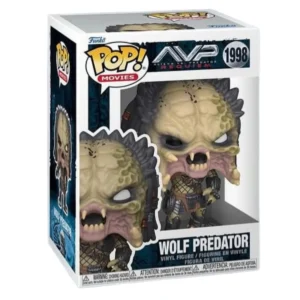 Funko Wlof Predator 1998 Aliens VS Predator en su caja con vista frontal Tienda de Funko Online Spain.