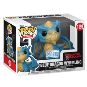 El Funko Blue Dragon Wyrmling 1199 Dungeons & Dragons vista frontal Tienda de Funkos Online Spain.