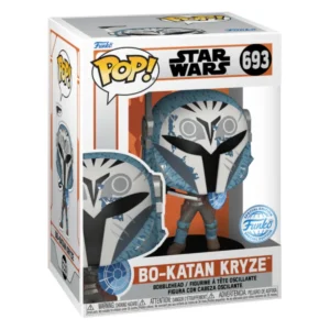 El Funko Bo-Katan Kryze 693 SE Star Wars vista frontal Tienda de Funkos Online Spain.