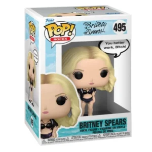 El Funko Britney Spears 495 Rocks vista frontal Tienda de Funkos Online Spain.
