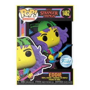 El Funko Eddie 1462 SE Stranger Things vista frontal Tienda de Funkos Online Spain.