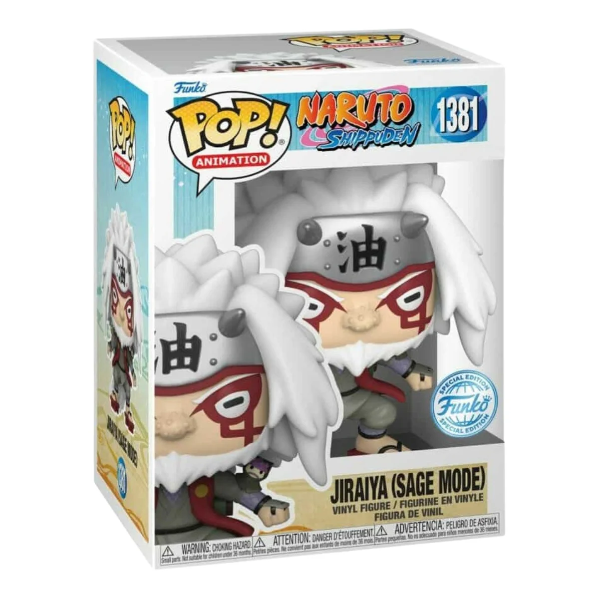 El Funko Jiraiya 1381 SE Naruto vista frontal Tienda de Funkos Online Spain.