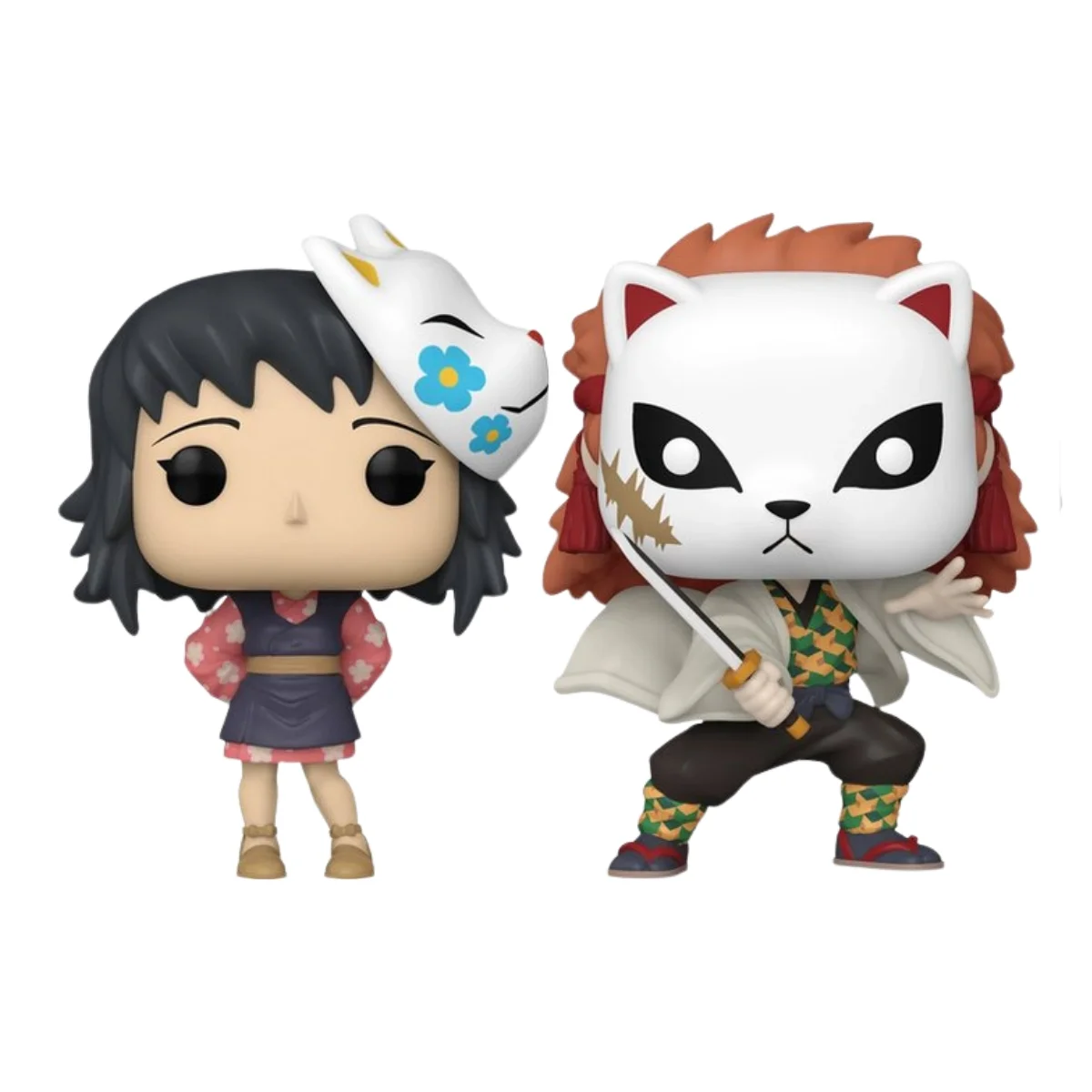 El Funko Makomo y Sabito Demon Slayer 2023 Fall Convention Exclusive vista lateral Tienda de Funkos Online Spain.