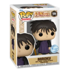 El Funko Miroku 1594 SE Inuyasha vista frontal Tienda de Funkos Online Spain.