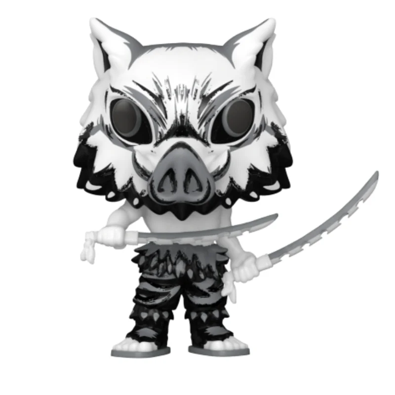 Funko Pop Inosuke Hashibira 2193 Demon Slayer fuera de su caja con vista frontal de la tienda de figuras coleccionables online spain dreamspop