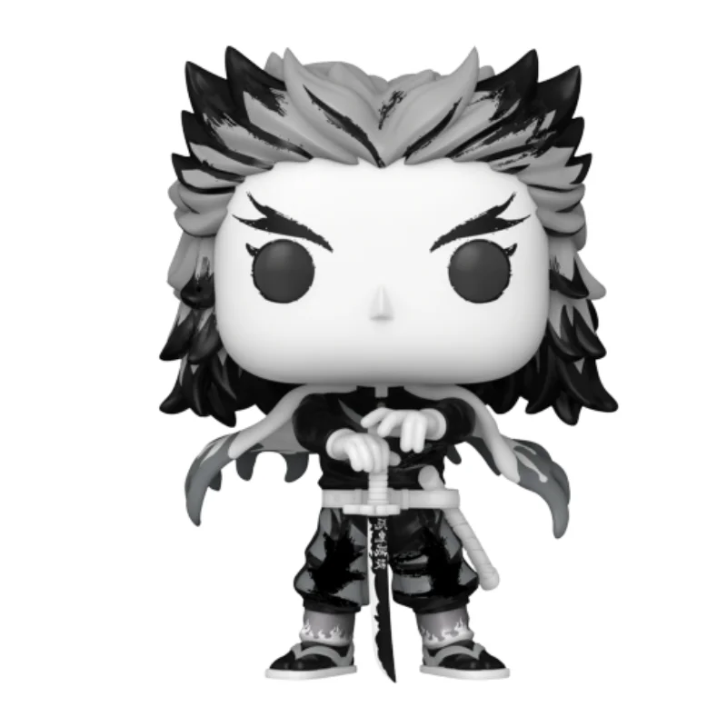 Funko Pop Kyojuro Rengoku 2194 Demon Slayer fuera de su caja con vista frontal de la tienda de figuras coleccionables online spain dreamspop