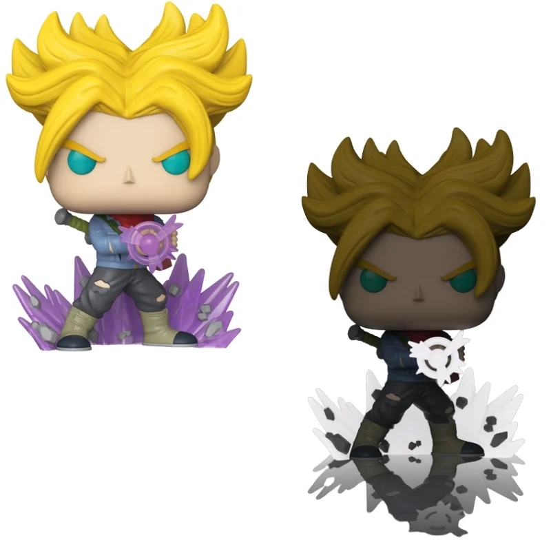 Funko Pop Super Saiyan Trunks 2198 SE Bundle Dragon Ball fuera de su caja con vista frontal de la tienda de figuras coleccionables online spain dreamspop