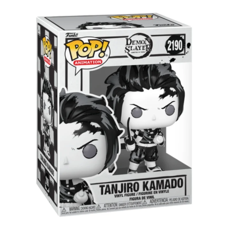 Funko Pop Tanjiro Kamado 2190 Demon Slayer en su caja con vista lateral de la tienda de figuras coleccionables online spain dreamspop
