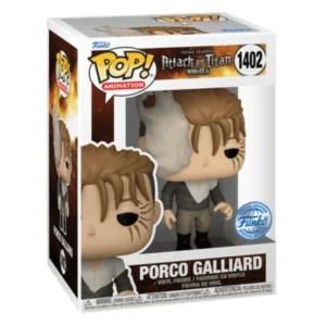 El Funko Porco Galliard 1402 SE Attack on Titan vista frontal Tienda de Funkos Online Spain.